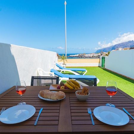 El Varadero Grande terrasse ensoleillée face à la mer Apartamento Puerto de Santiago  Exterior foto